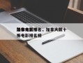 加拿大前十
恐怖电影排名，加拿大前十
恐怖电影排名榜