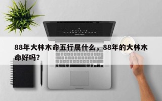 88年大林木命五行属什么，88年的大林木命好吗？