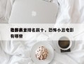 电影前十
恐怖小丑排名前十，恐怖小丑电影有哪些
