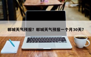 郸城天气预报？郸城天气预报一个月30天？