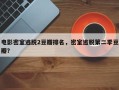 电影密室逃脱2豆瓣排名，密室逃脱第二季豆瓣？