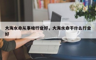 大海水命从事啥行业好，大海水命干什么行业好