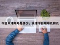 今日天津限号是多少，天津今日限号几和几