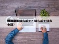 世界前十
狙杀电影排名前十？排名前十狙击电影？