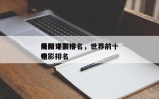 外网评前十
黑帮电影排名，世界前十
黑帮电影排名
榜