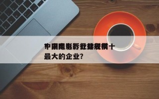 中国电影行业排名前十
？中国电影行业规模最大的企业？
