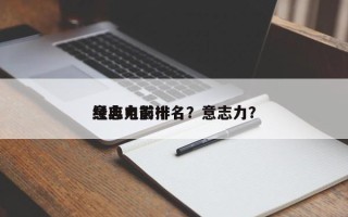 意志力前十
经典电影排名？意志力？