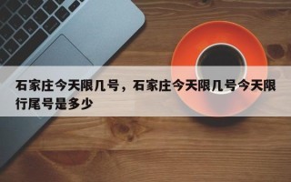石家庄今天限几号，石家庄今天限几号今天限行尾号是多少