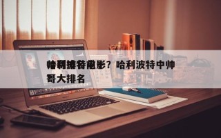 哈利波特前十
帅哥排名电影？哈利波特中帅哥大排名
？