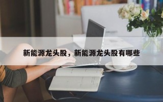 新能源龙头股，新能源龙头股有哪些