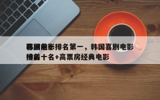 韩国前十
喜剧电影排名第一，韩国喜剧电影排名
榜前十名+高票房经典电影
