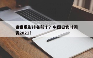 中国前十
日食电影排名前十？中国日食时间表2021？