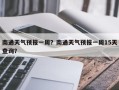 南通天气预报一周？南通天气预报一周15天查询？