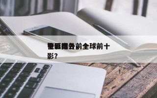 电影国外前十
警匪排名，全球前十
警匪电影？