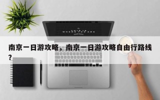 南京一日游攻略，南京一日游攻略自由行路线？