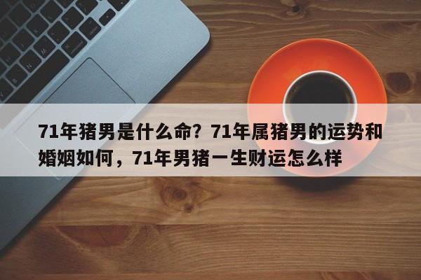 71年猪男是什么命？71年属猪男的运势和婚姻如何，71年男猪一生财运怎么样-第1张图片