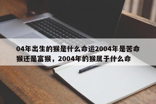04年出生的猴是什么命运2004年是苦命猴还是富猴，2004年的猴属于什么命-第1张图片
