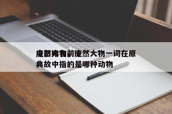 庞然大物前十
电影排名，庞然大物一词在原典故中指的是哪种动物-第1张图片