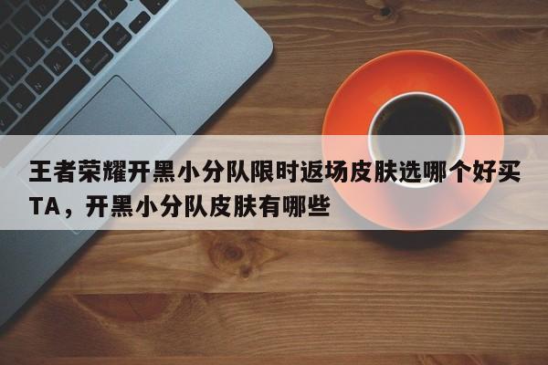 王者荣耀开黑小分队限时返场皮肤选哪个好买TA，开黑小分队皮肤有哪些-第1张图片