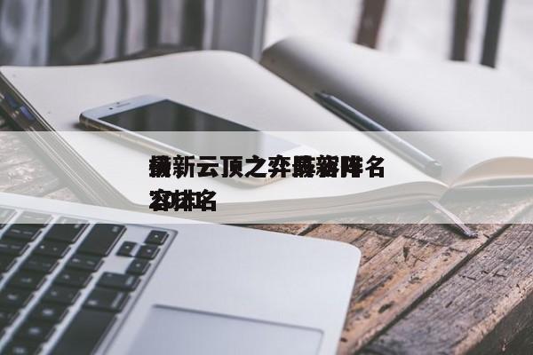 最新云顶之弈阵容排名
榜，云顶之弈最新阵容排名
2021-第1张图片